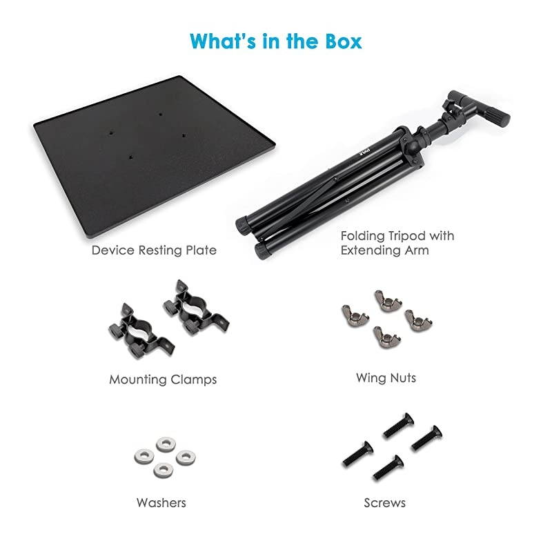 Pro DJ Laptop Projector Stand Adjustable Laptop Stand Computer DJ Equipment Studio Stand Mount Holder Height Adjustable Laptop Projector Stand 23quot to 41quot Good For Stage or Studio  PLPTS3