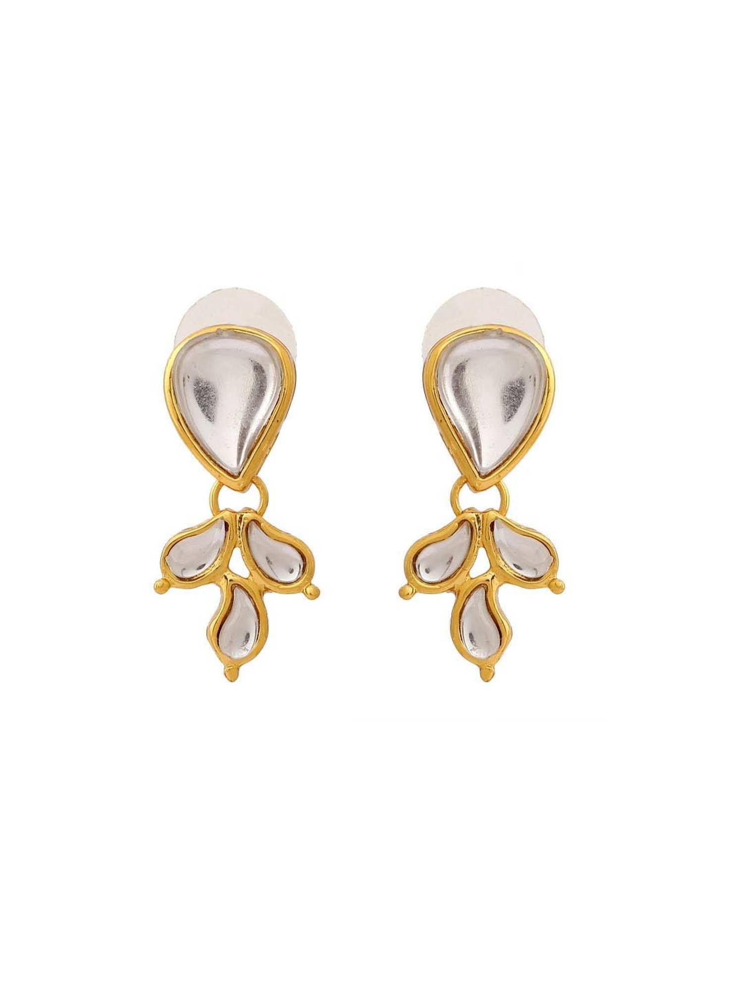 Estele Gold-Plated Innovative Jewellery Set with Kundan for Women