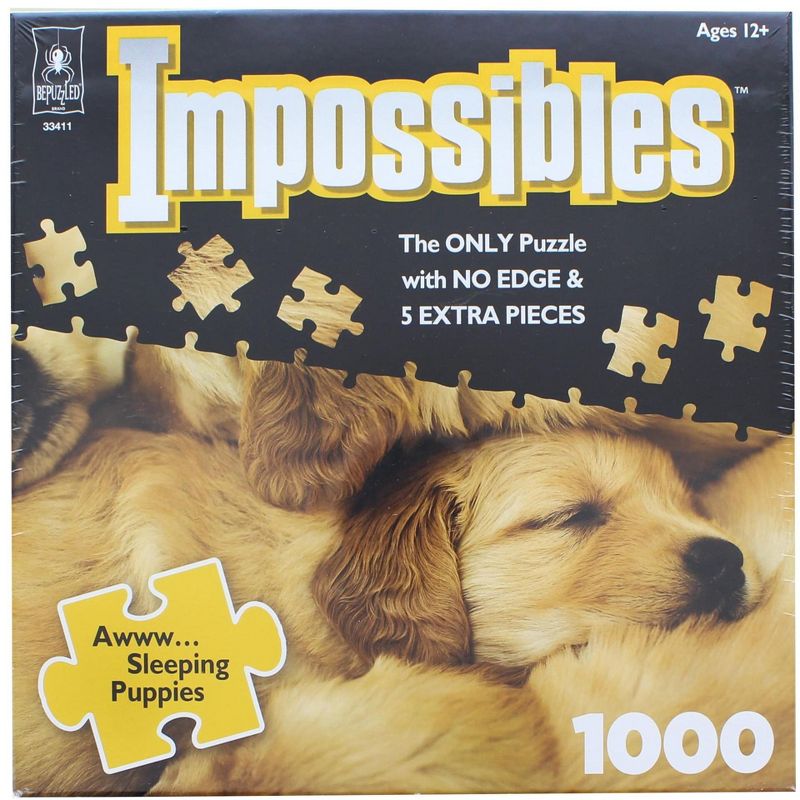 University Games Awww Sleeping Puppies 1000 Piece Jigsaw Puzzle
