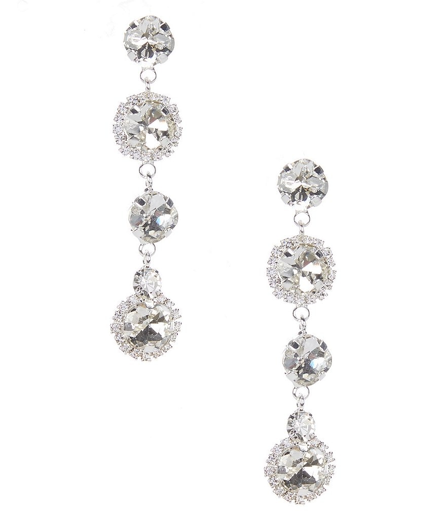 Cezanne Long Linear Earrings