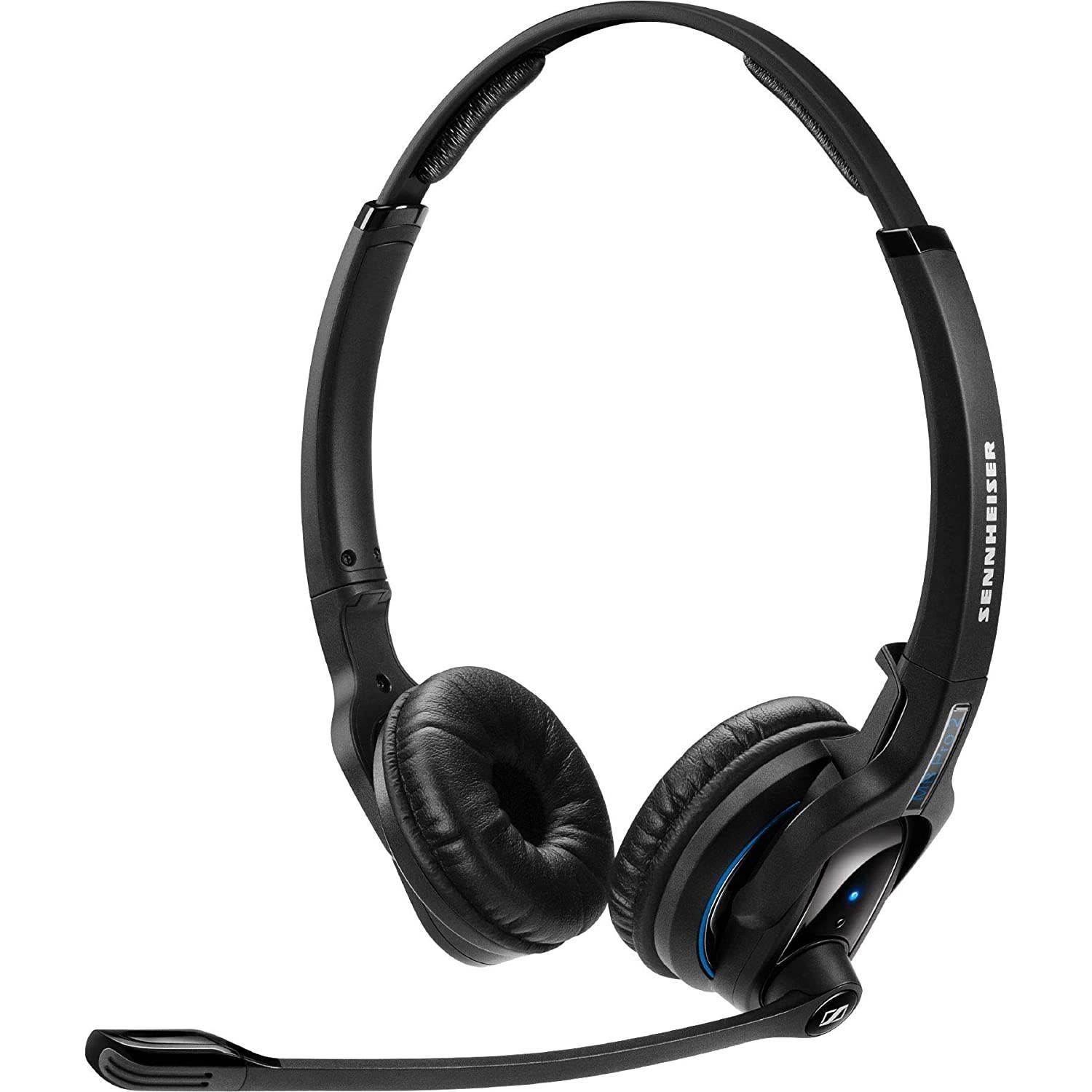 Sennheiser MB Pro 2 UC ML (506046) - Dual-Sided, Dual-Connectivity, Wireless Bluetooth Headset | For Desk/Mobile Phone & Softphone/PC Connection| w/ HD Sound & Major UC Platform Compatibility (Black)