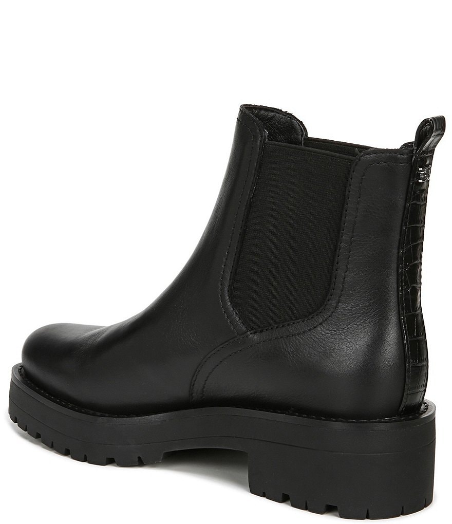 Sam Edelman Justina Waterproof Leather Chelsea Booties