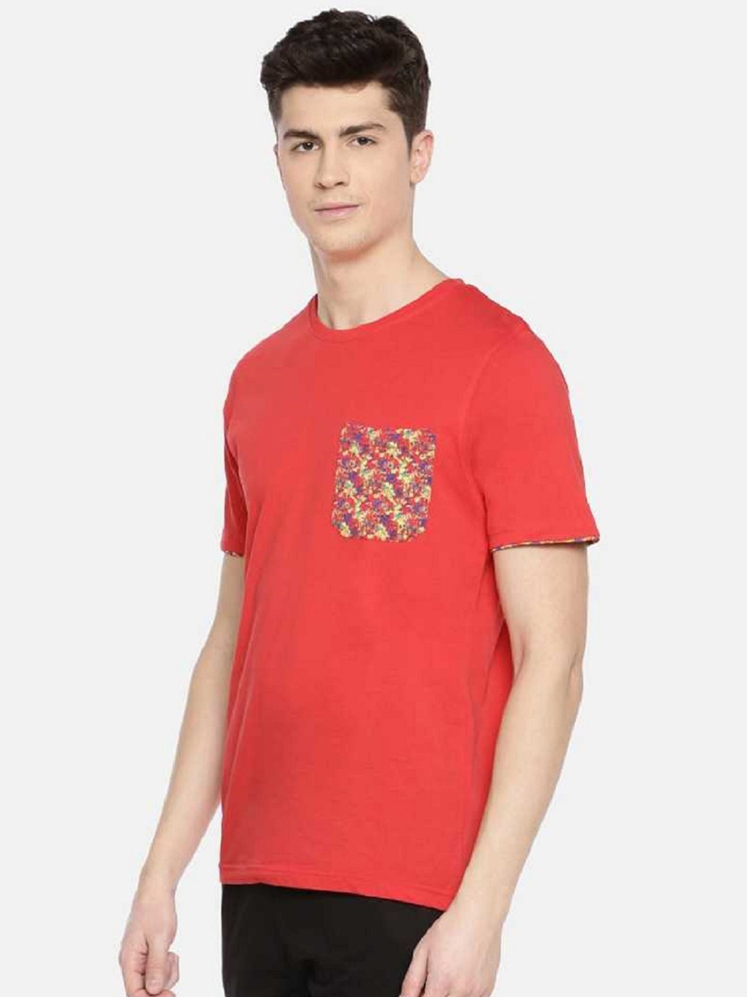 Dollar Red Regular Fit Printed T-Shirt
