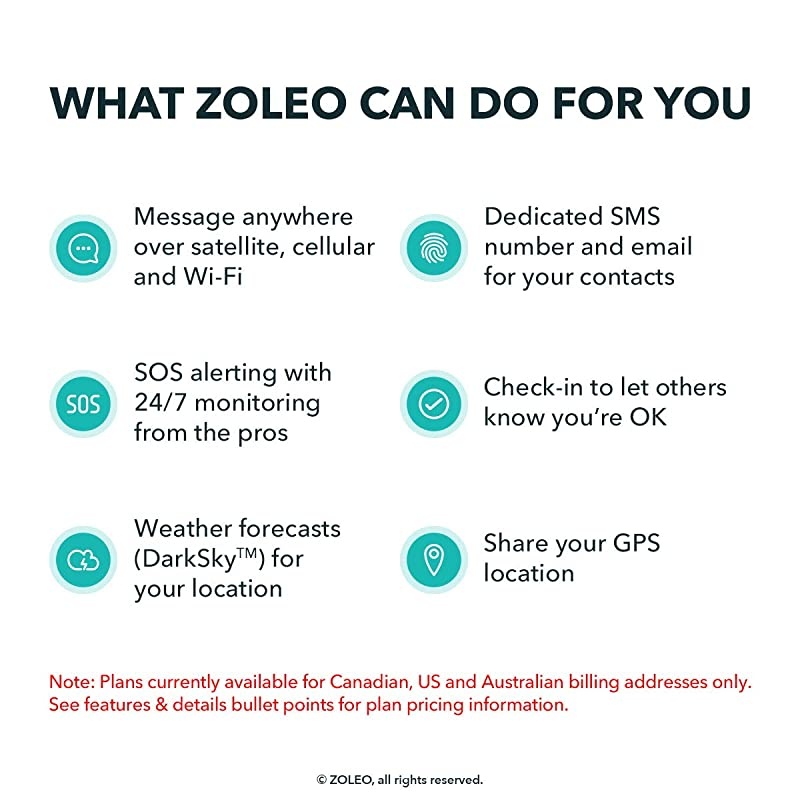 Satellite Communicator &ndash; Two-Way Global SMS Text Messenger & Email, Emergency SOS Alerting, Check-in & GPS Location &ndash; Android iOS Smartphone Accessory