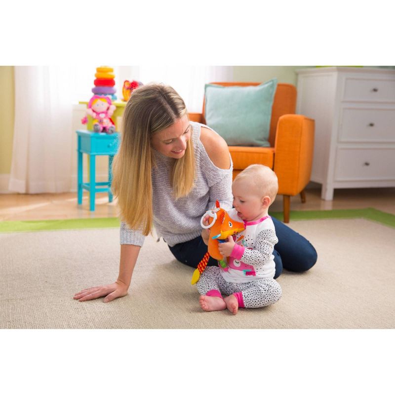 Lamaze Flannery the Fox Clip & Go Baby Toy