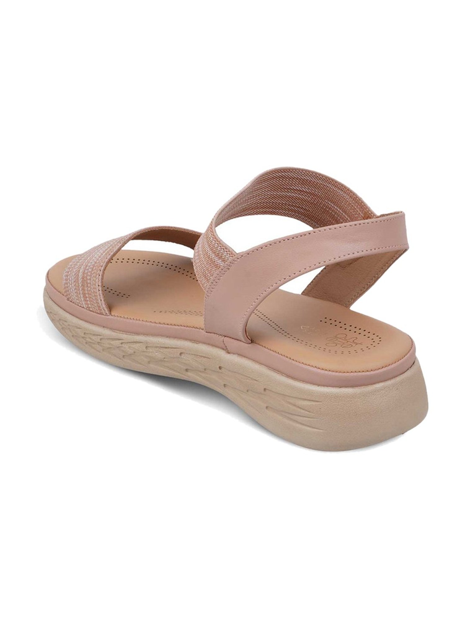 Tresmode Women's Pink Ankle Strap Wedges