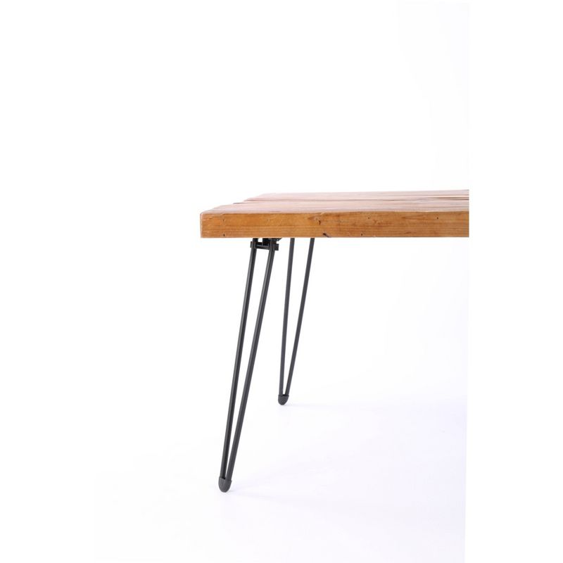 42" Exeter Coffee Table Natural/Black - Summerland Home