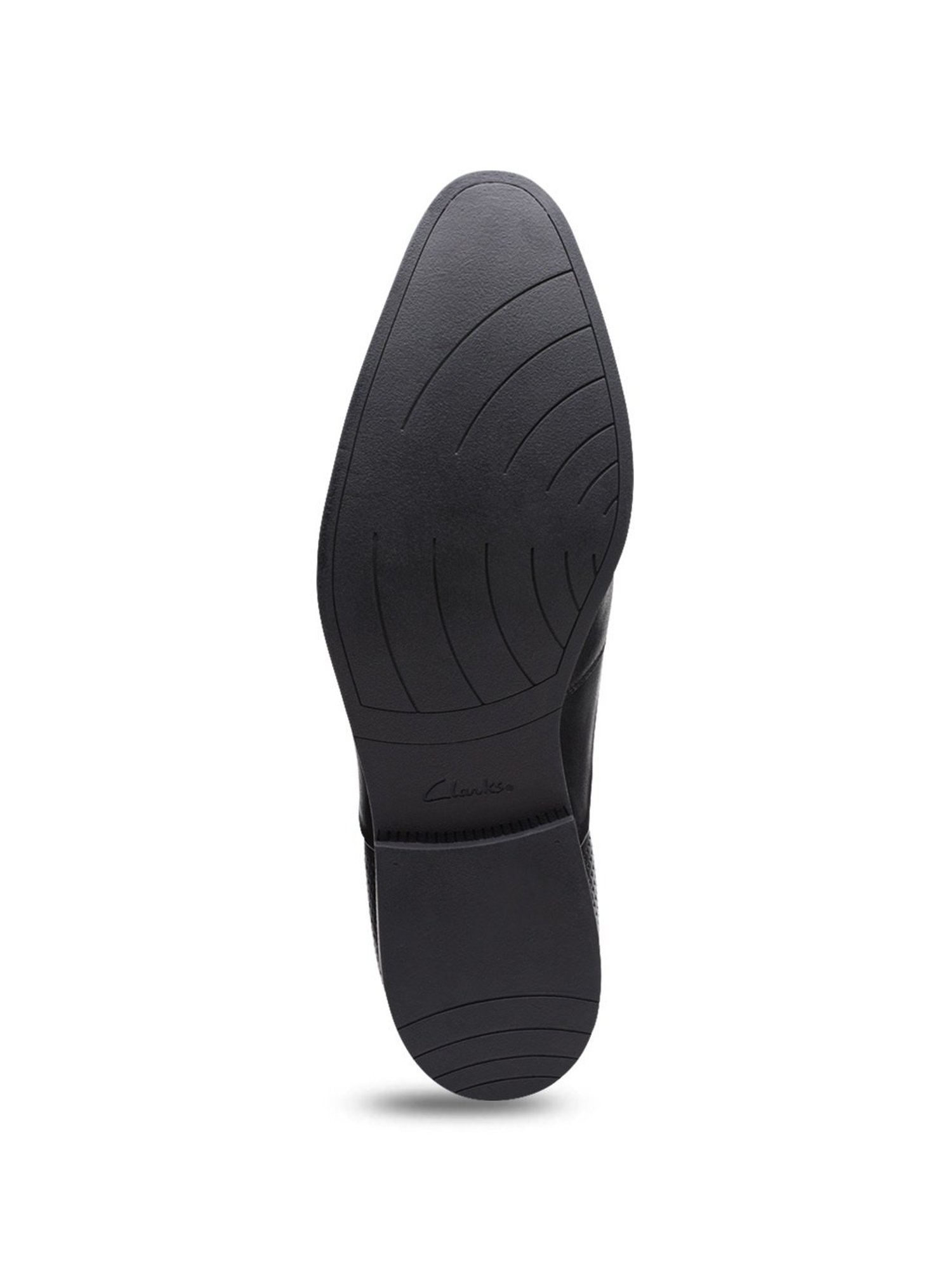 Clarks Men's Boswyn Black Loafers