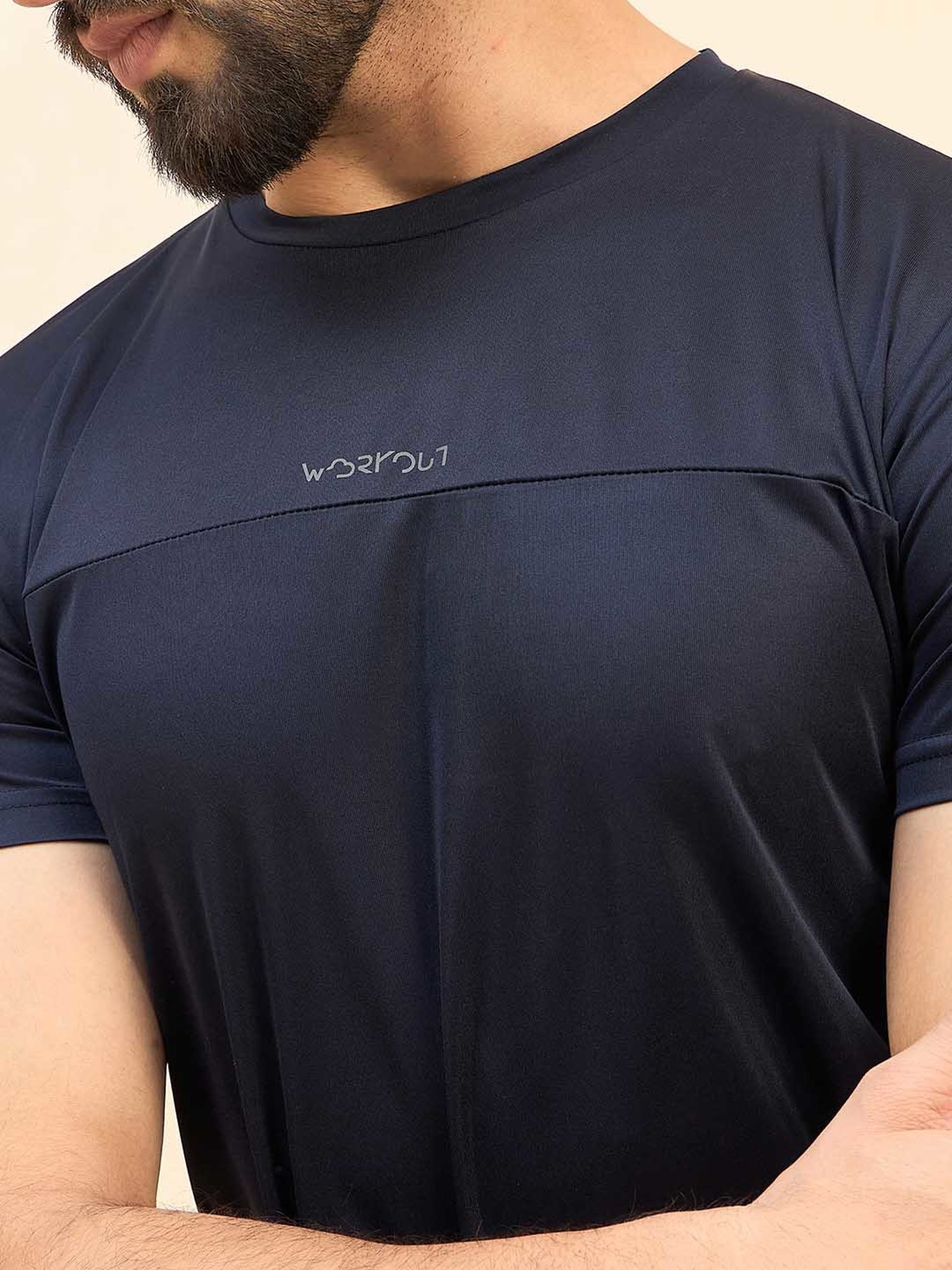 Sweet Dreams Navy Regular Fit Crew T-Shirt