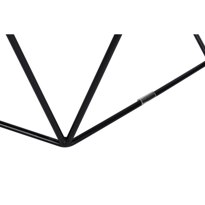 Element Geometric Side Table Midnight Black - Adore Decor