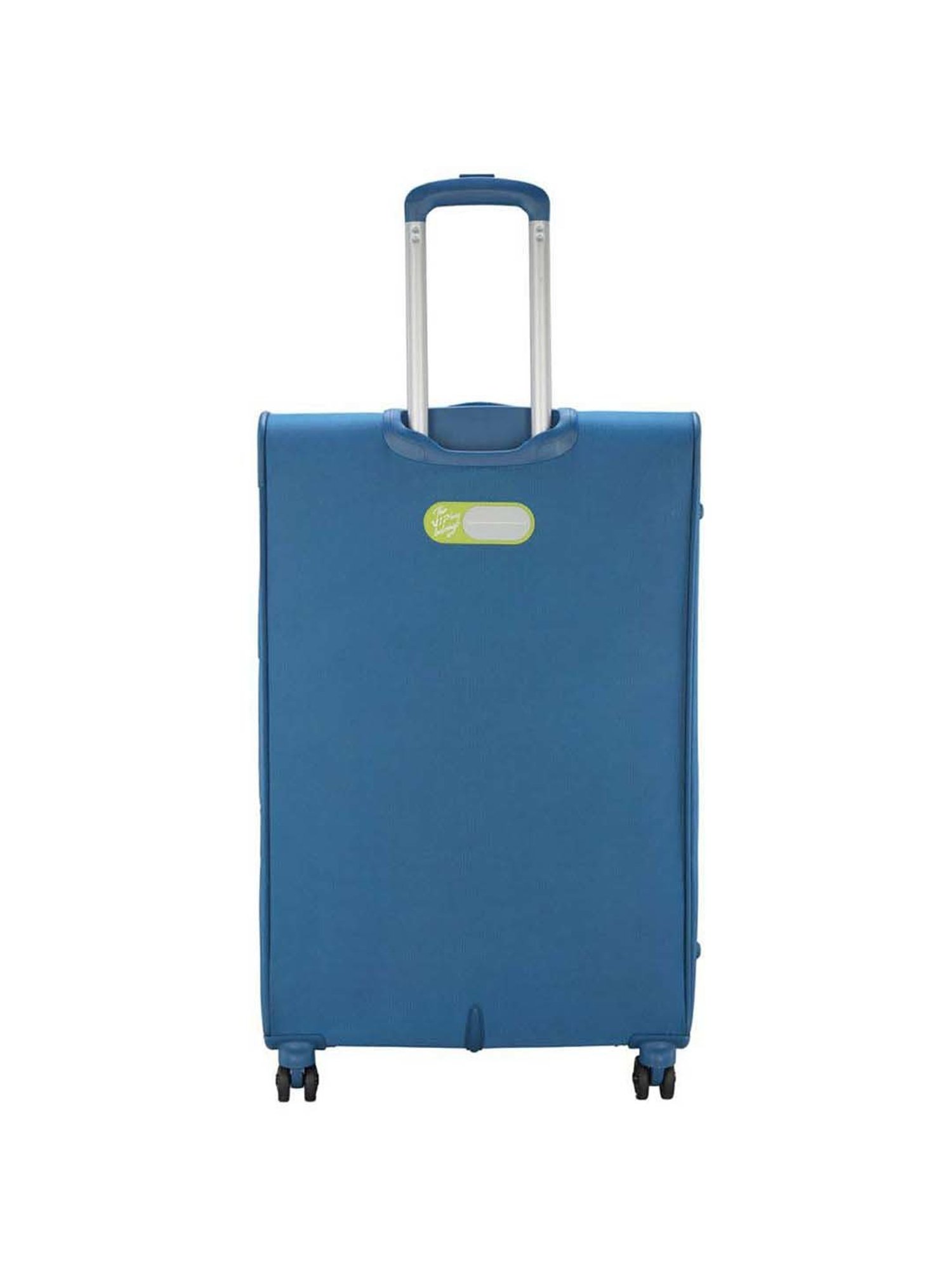 VIP Como Str Exp Teal Blue Solid Soft Large Trolley Bag - 47.2 cm