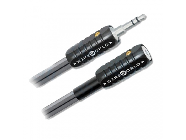 Wireworld Mini jack 3.5mm Male to 3.5mm Female cable 1m- Silver Eclipse 7