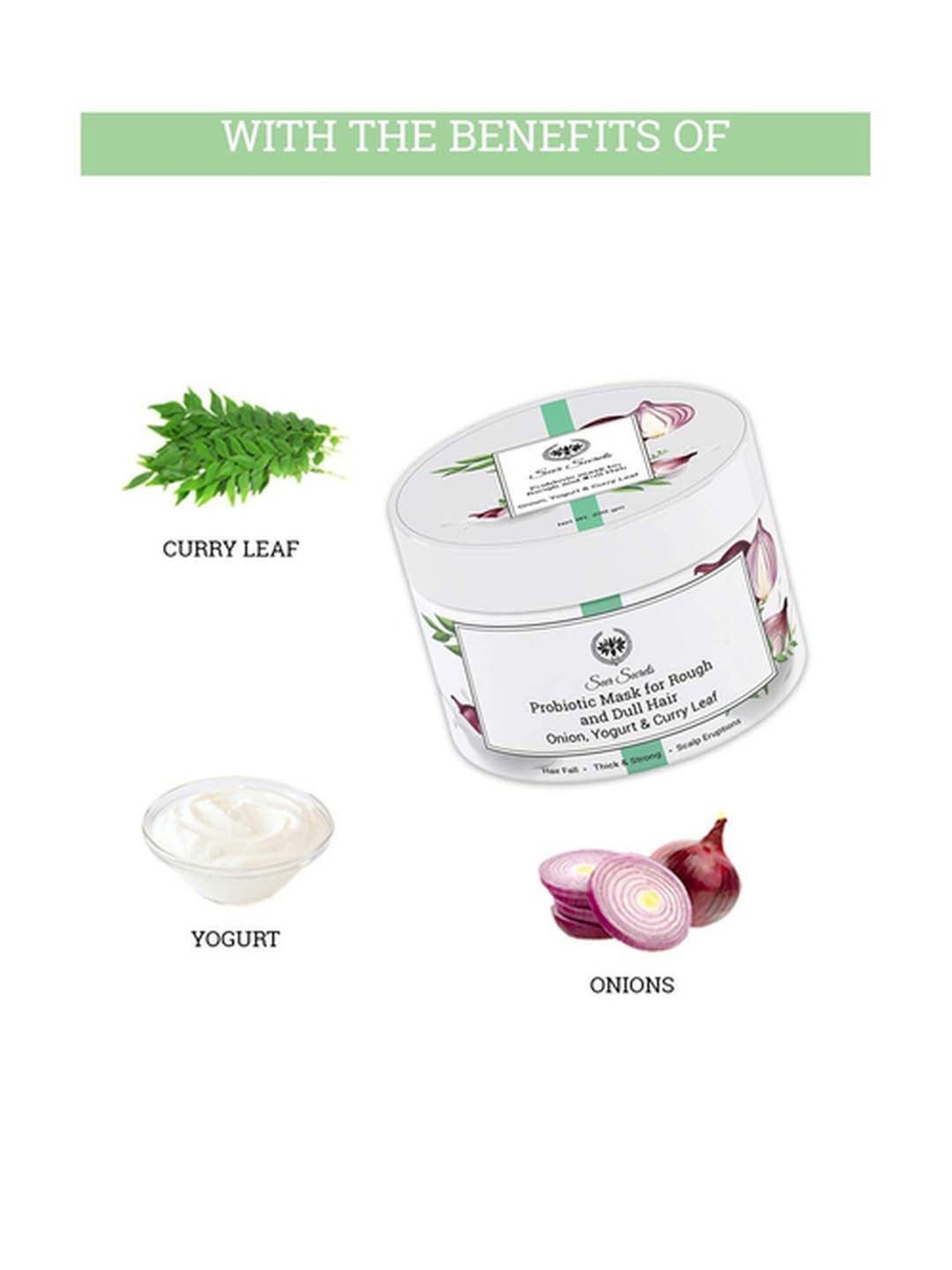 Seer Secrets Probiotic Mask for Rough & Dull Hair - 200 gm