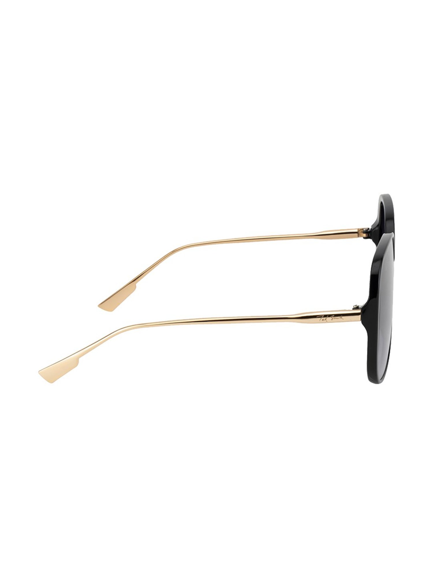 Ted Smith Dark Blue Wayfarer Unisex Sunglasses