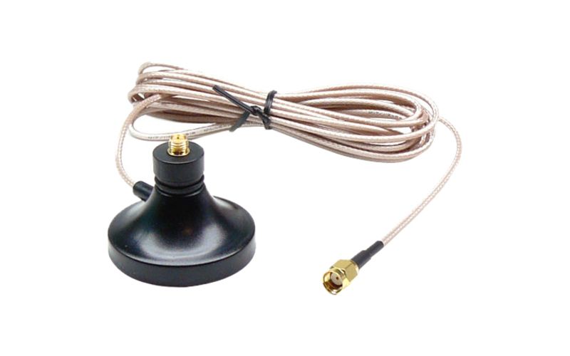 Premiertek New Extension 3M (10ft) RG316 Cable and Magnetic Plate - 9.84 ft Coaxial Antenna Cable - First End: 1 x RP-SMA Female Antenna