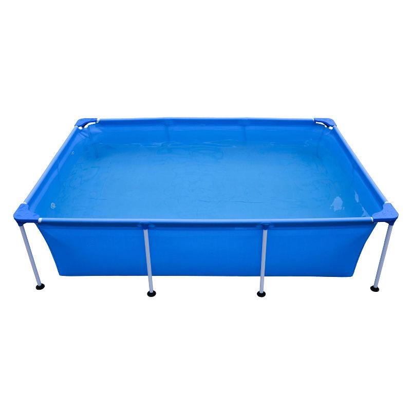 Intex 28206EH 10 Feet x 30 Inch Metal Frame Outdoor Backyard Above Ground Circular Beachside Swimming Pool with Pool Care 3 Inch Chlorine Tabs, 50 lbs