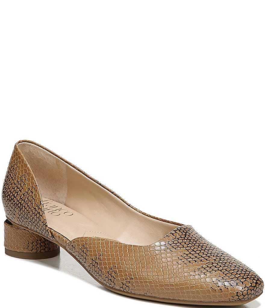 Franco Sarto Citrus Snake Print Pumps