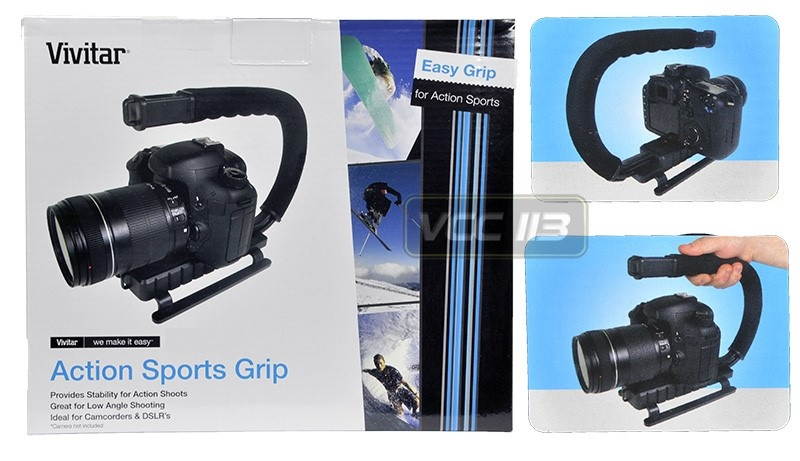 Vivitar Sports Action Tripod for Camera and Camcorder - Black