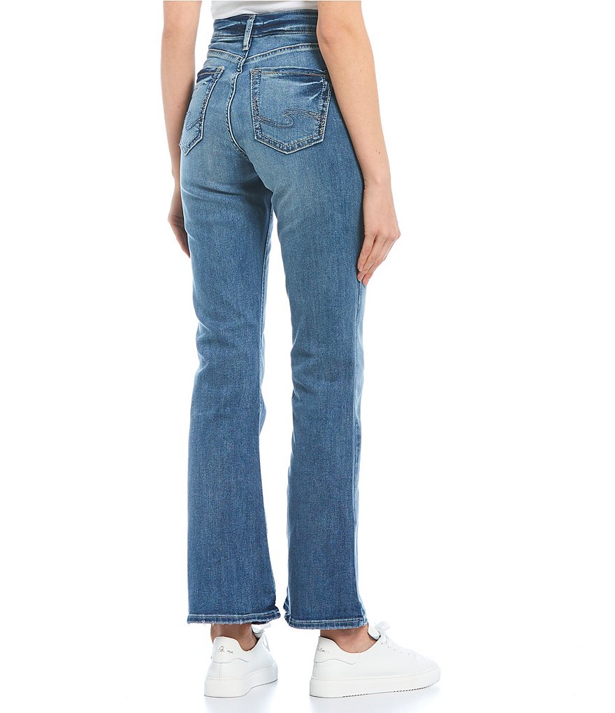 Miss Me Embroidered Floral Pocket Bootcut Jeans