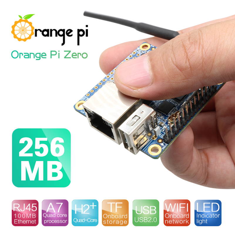 Orange Pi Zero H2+ Quad Core Open-source 256MB development board beyond Raspberry Pi