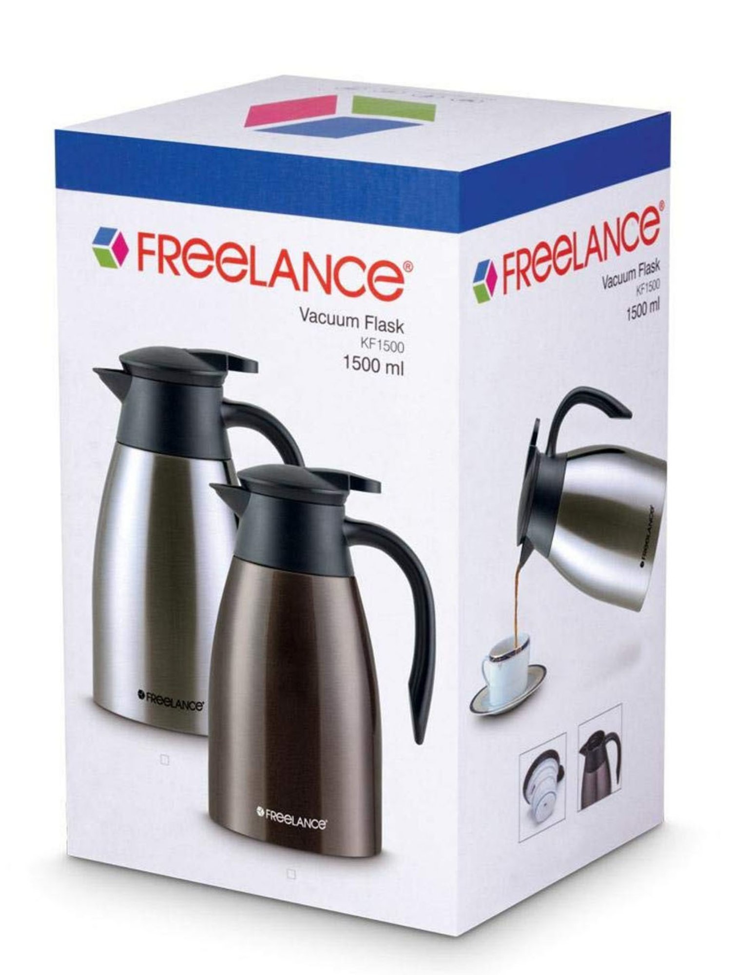 Milton Silver Stainless Steel Thermal Flask (1000 ml) - Set of 1