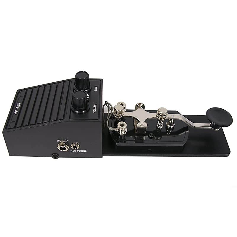 Enterprises Original 557 Deluxe Morse Code Practice Oscillator Straight Key wVolume Control