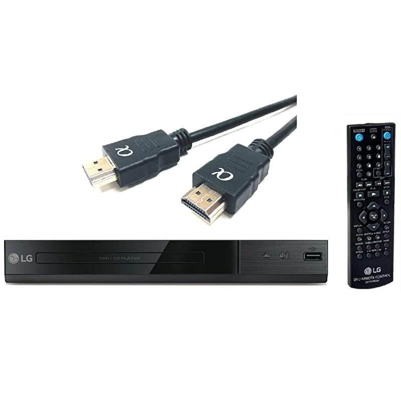 DP132H DVD Player Full HD Upscaling 1080p HDMI UpConverting DivX, USB Direct Recording and Playback, Dolby Digital with Remote / Free ALPHASONIK HDMI Cable