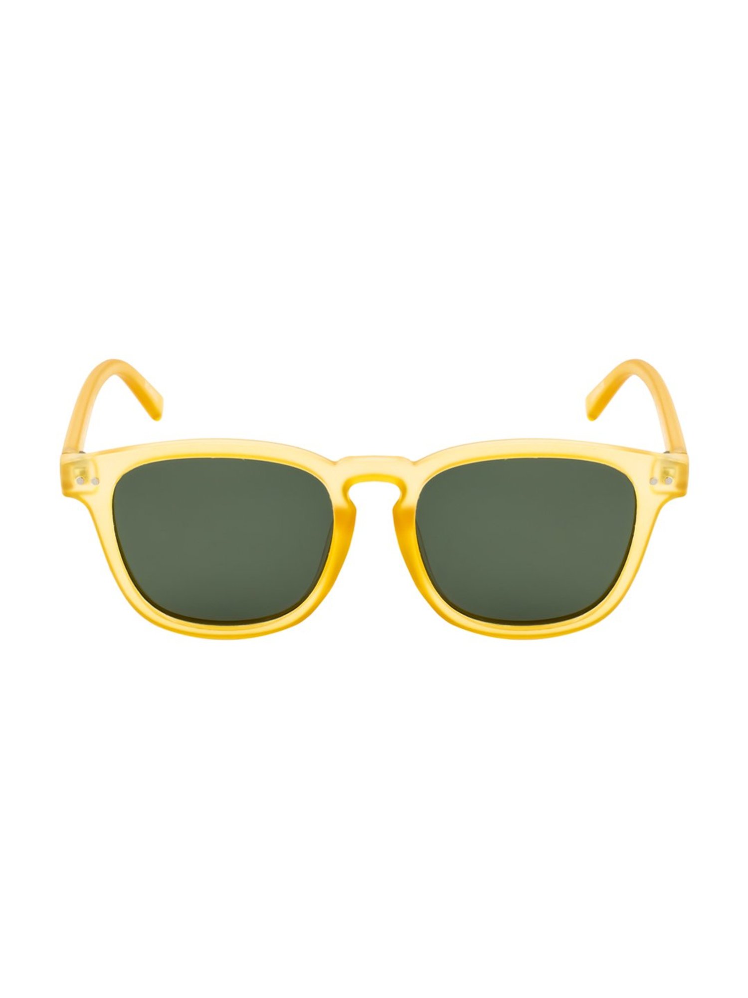 Oceanides Green Square Unisex Sunglasses