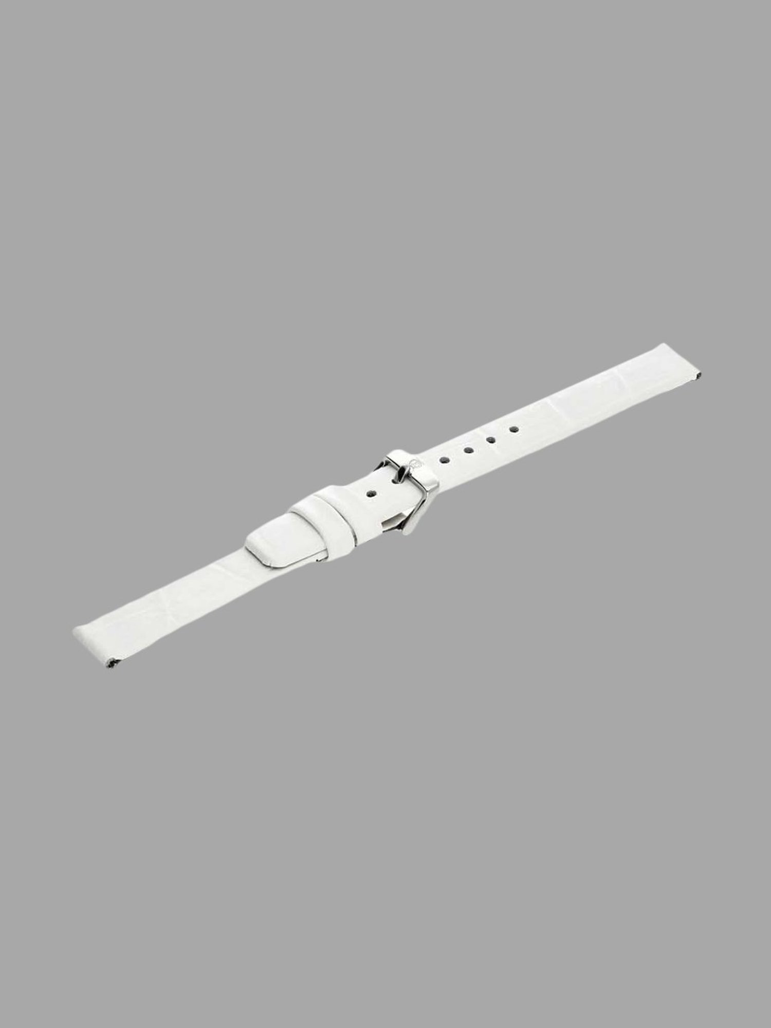 Titan 10 mm White Genuine Leather Strap for Women