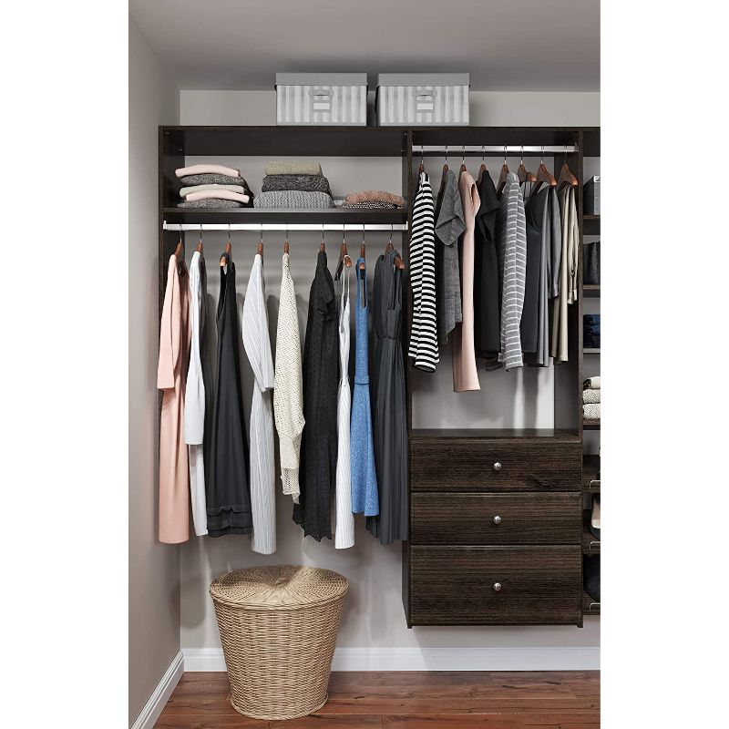 Home Basics Storage Closet with Shelving