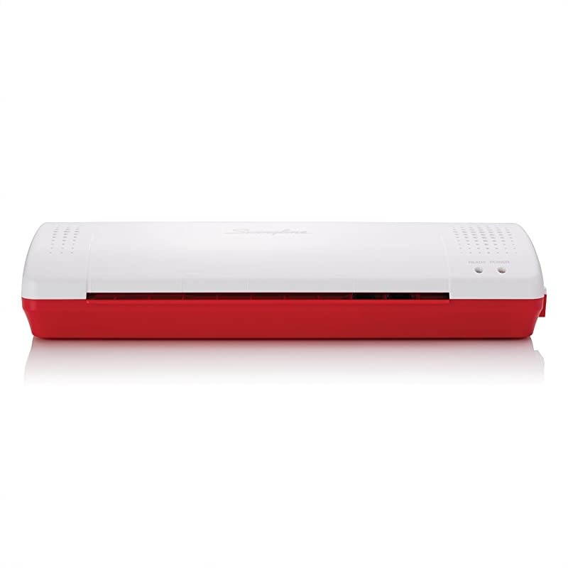 Laminator Thermal Inspire Plus Lamination Machine 9 inches Max Width Quick WarmUp Includes Laminating Pouches White Red 1701864ECR