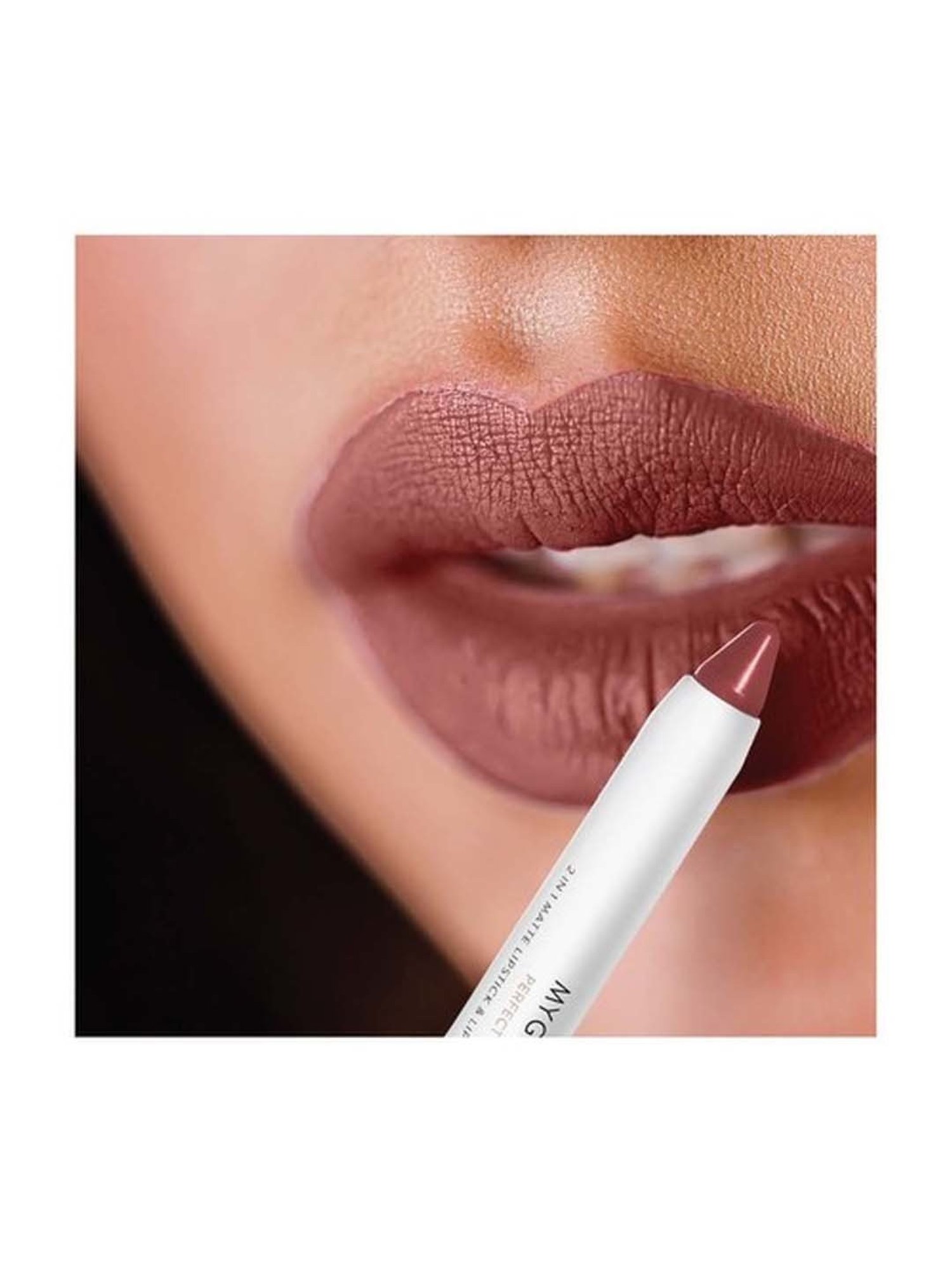 MyGlamm Perfect Curves Matte Lip Crayon Bourbon Candy - 3.7 gm