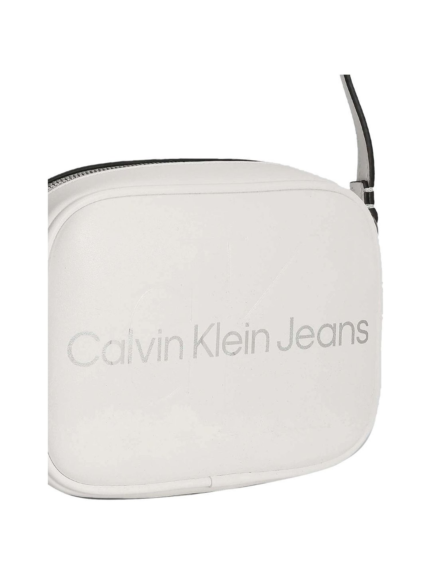 Calvin Klein White Medium Cross Body Bag