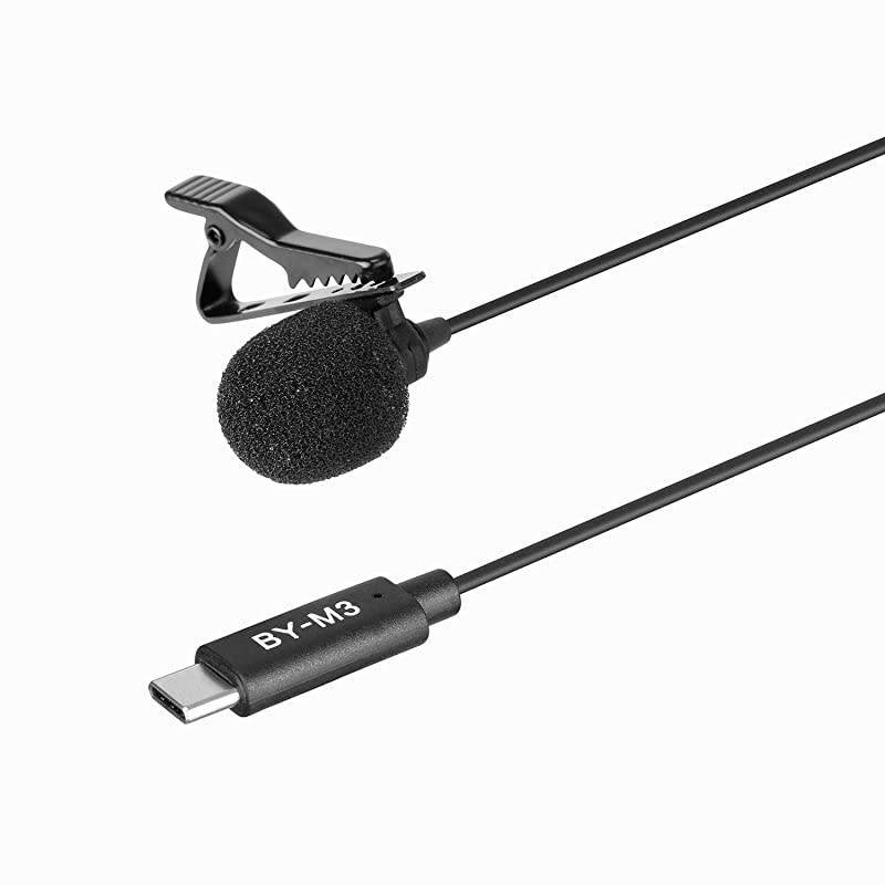 Lavalier Lightning Microphone for iOS iPhone 11 Vlog, 20 ft/6m  by-M2 Lapel Universal Mic with Lightning Plug Adapter for iPhone 11 10 X 8 7 MAC YouTube Video Facebook Live