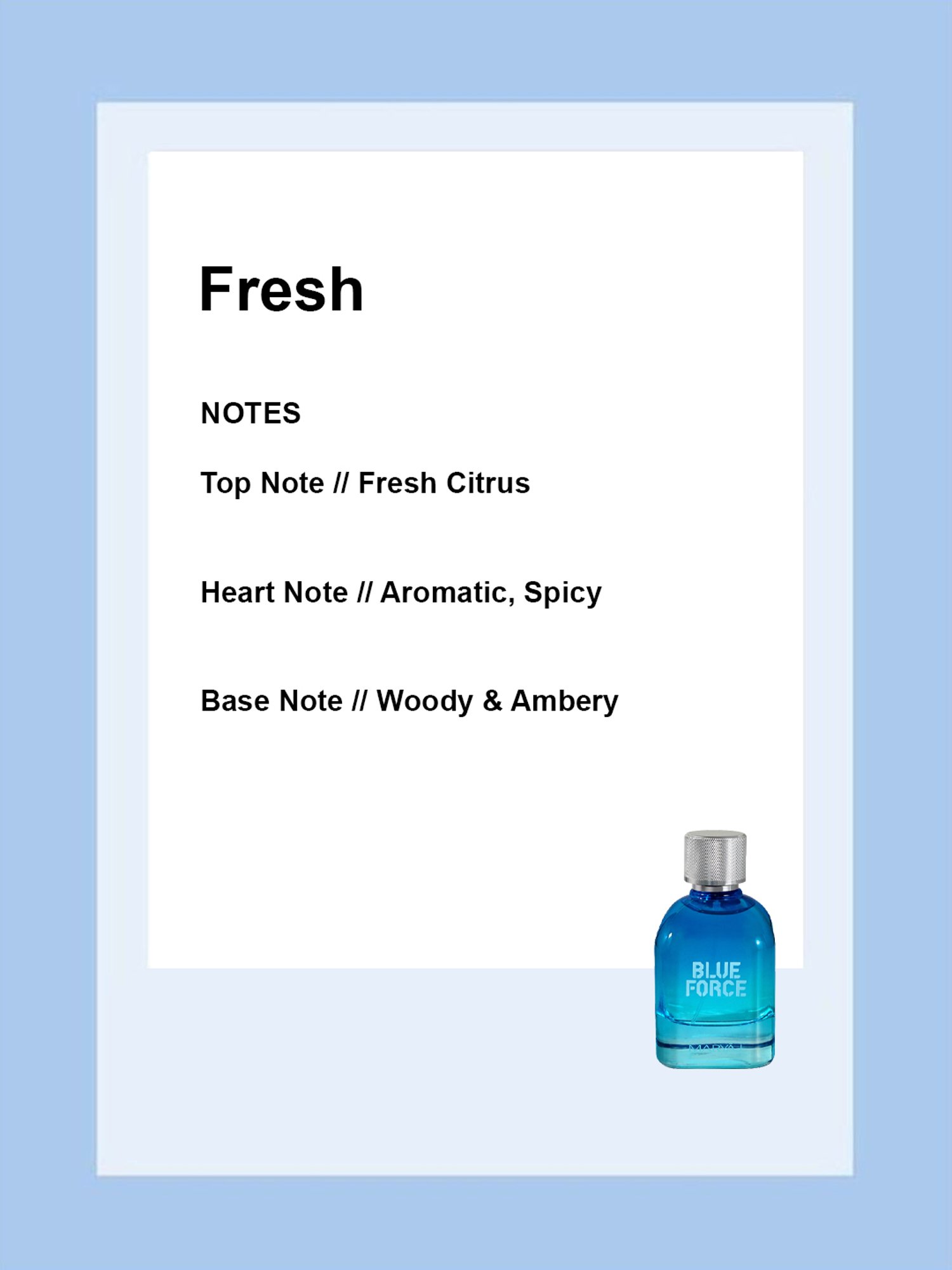 Maryaj Blue Force Eau de Parfum for Him - 100 ml