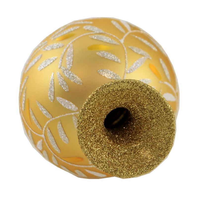 Inge Glas 14.0" Inkagold Matte Delights Finial Tree Topper Christmas  -  Tree Toppers