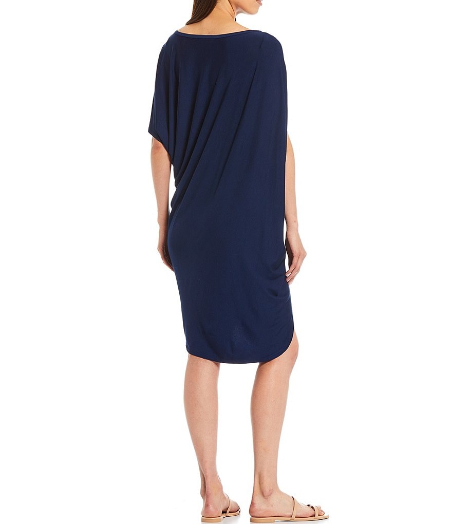 Trina Turk One Shoulder Asymmetric Hem Radiant Dress