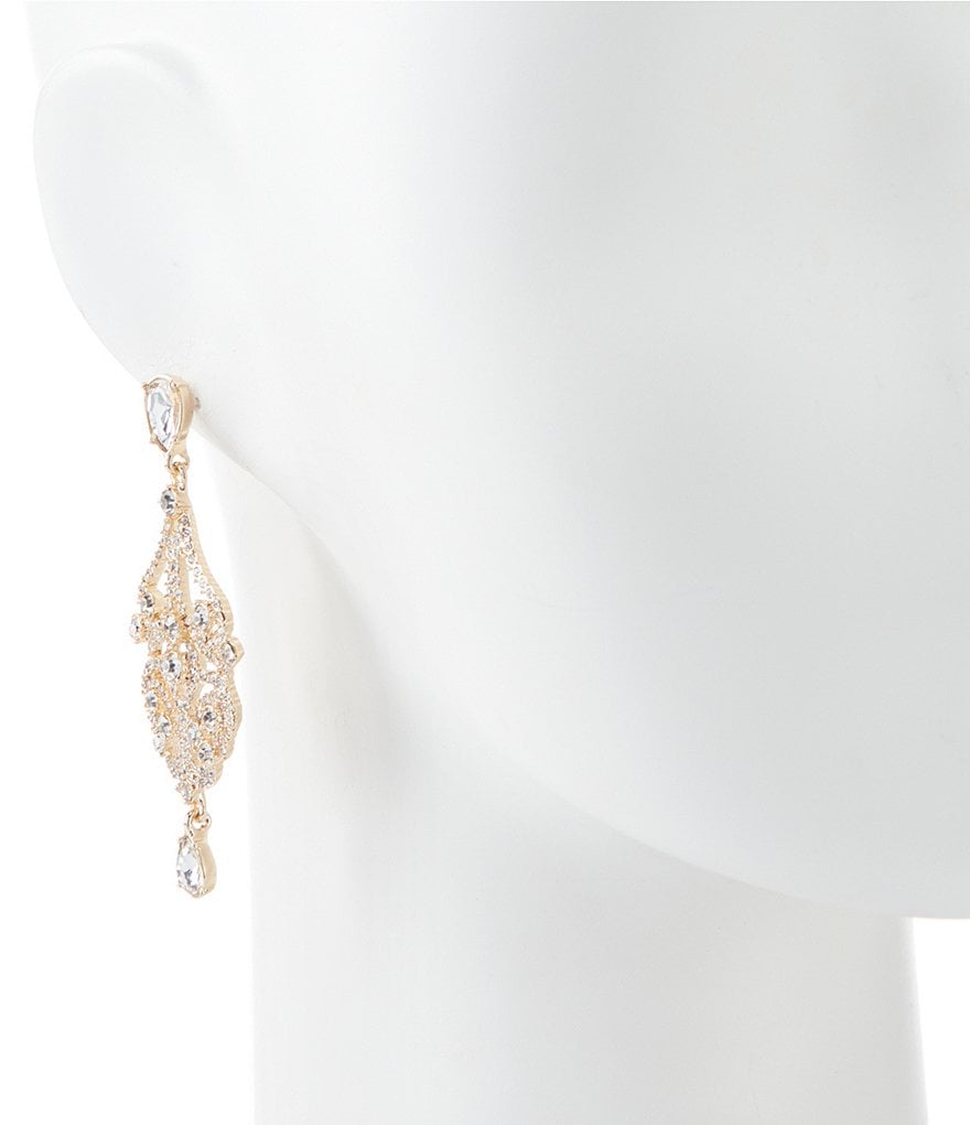 Gemma Layne Openwork Statement Drop Earrings