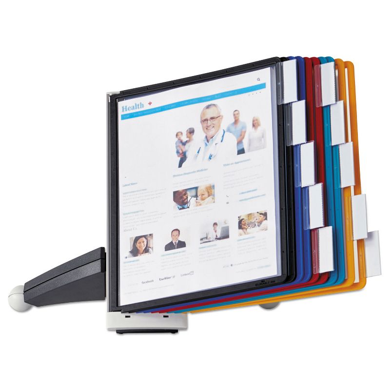 Durable SHERPA Expandable Desk System 10 Panels 10 x 5 5/8 x 13 7/8 554200