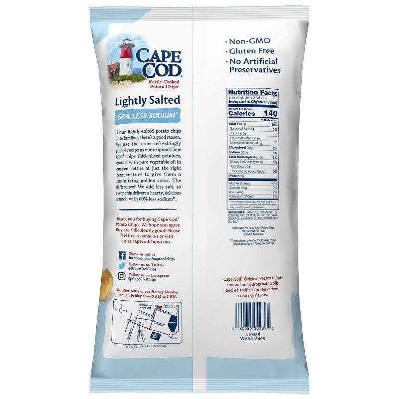 Cape Cod Lightly Salted Potato Chips - 8oz