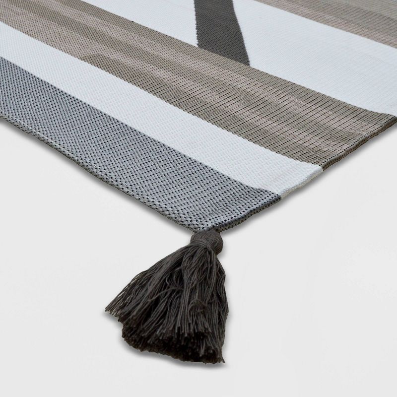 7' x 10' Montana Stripe Outdoor Rug Neutral - Project 62™