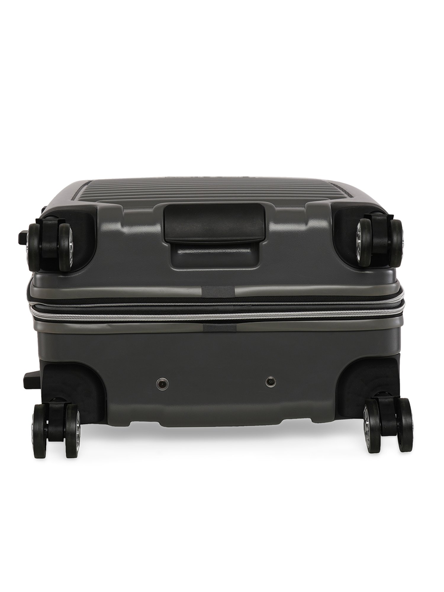 Calvin Klein Odyssey Charcoal ABS Hard Medium Trolley - 24 cms