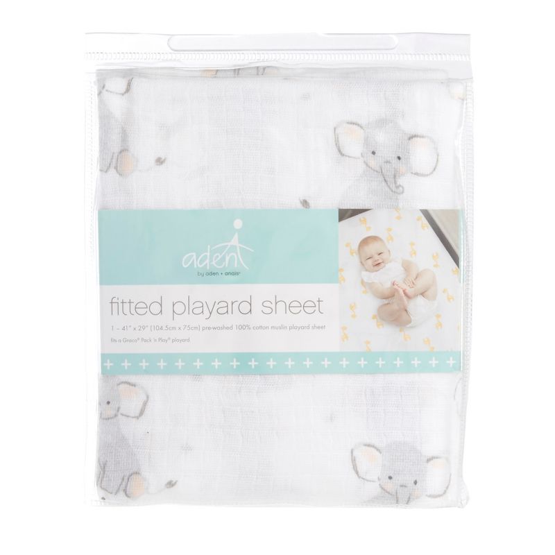 Aden by Aden + Anais Fitted Playard Sheet - Safari Babes