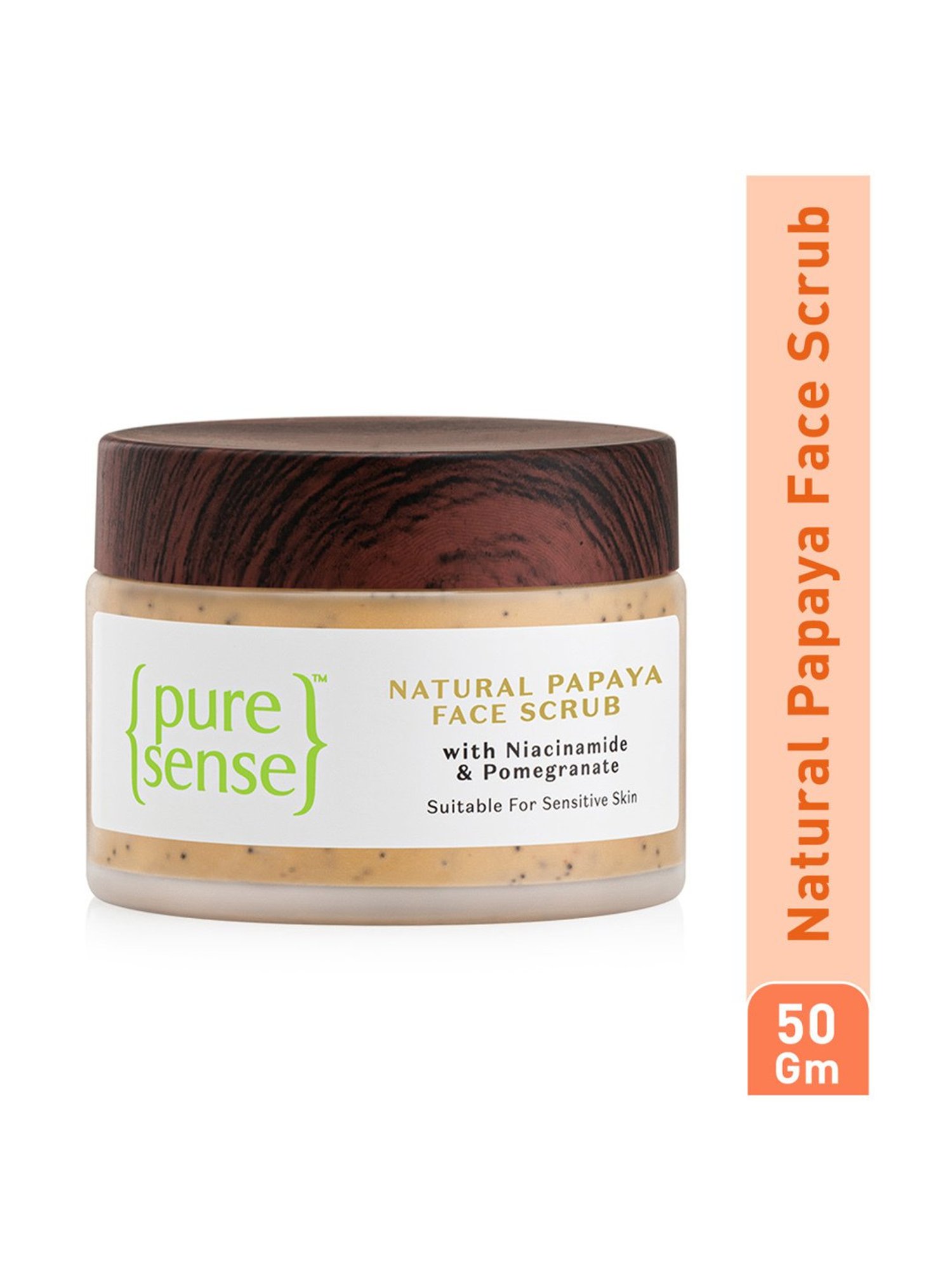 Pure Sense Natural Papaya Face Scrub - 50 gm
