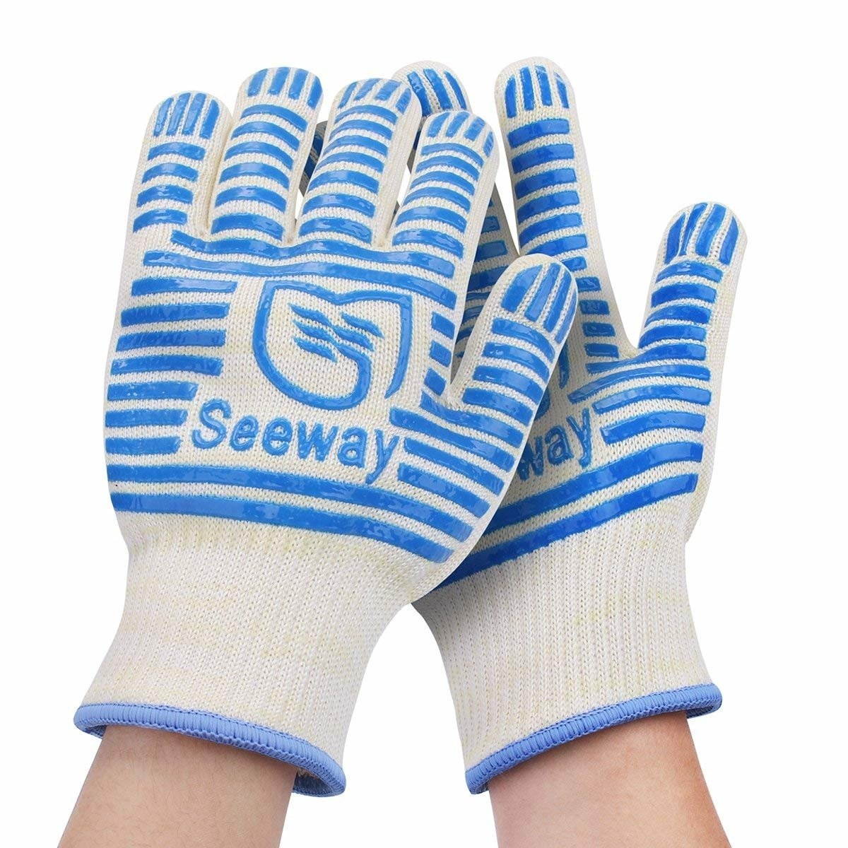 AICase Heat Heat Resistant Oven BBQ Kitchen Gloves