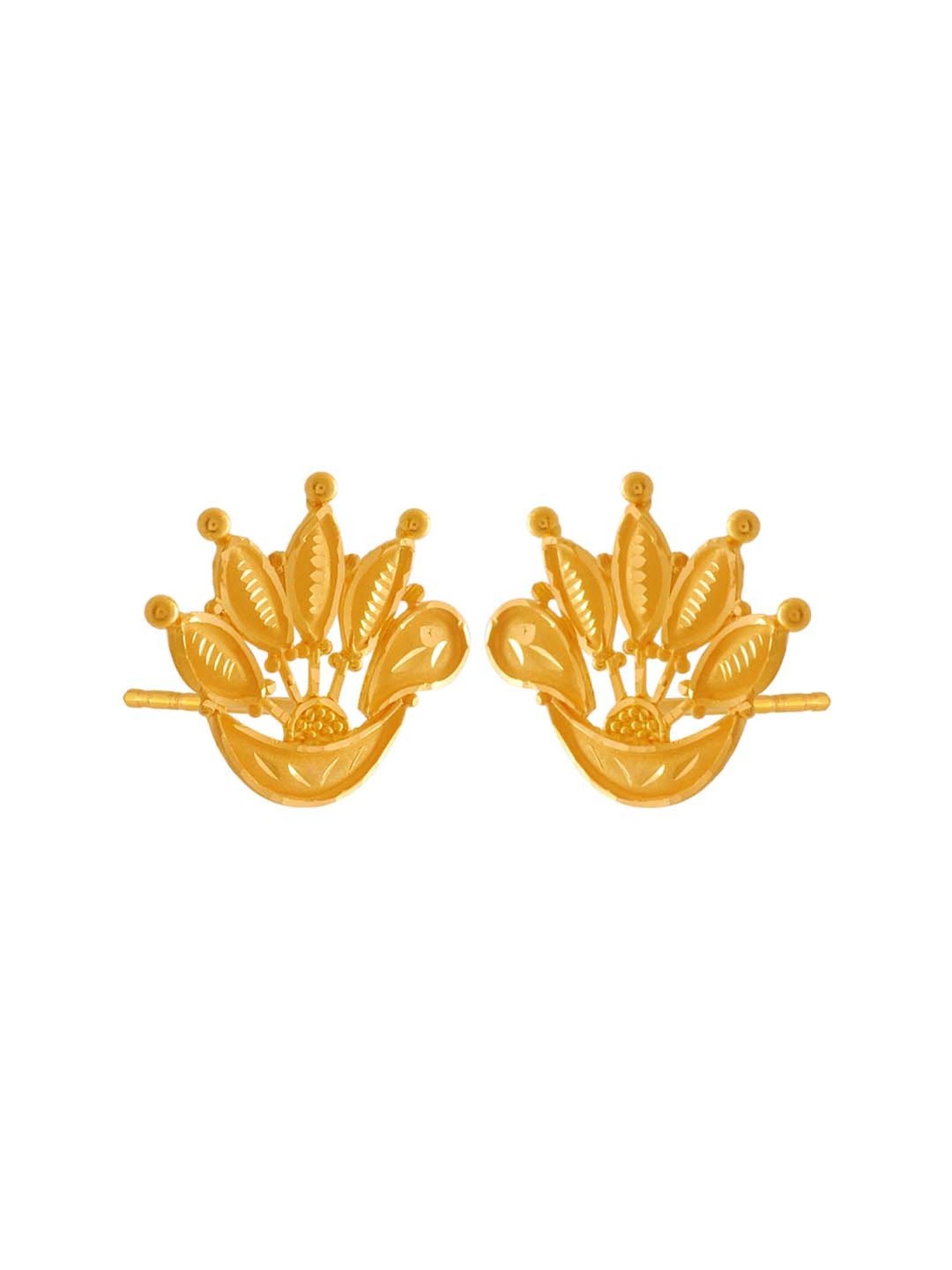 P.C. Chandra Jewellers 22 kt Gold Earrings