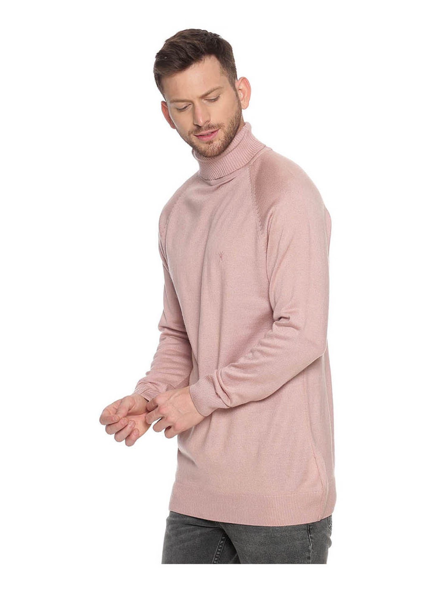 Venitian- Forbidden Clothing Pink Regular Fit Sweater