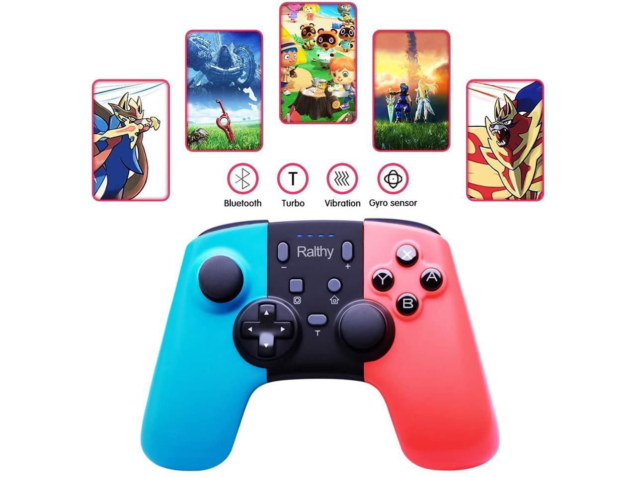 Wireless Controller for Nintendo Switch,Remote Pro Controller Gamepad Joystick for Nintendo Switch Console, Supports Gyro Axis, Turbo and Dual Vibration [Update Version]