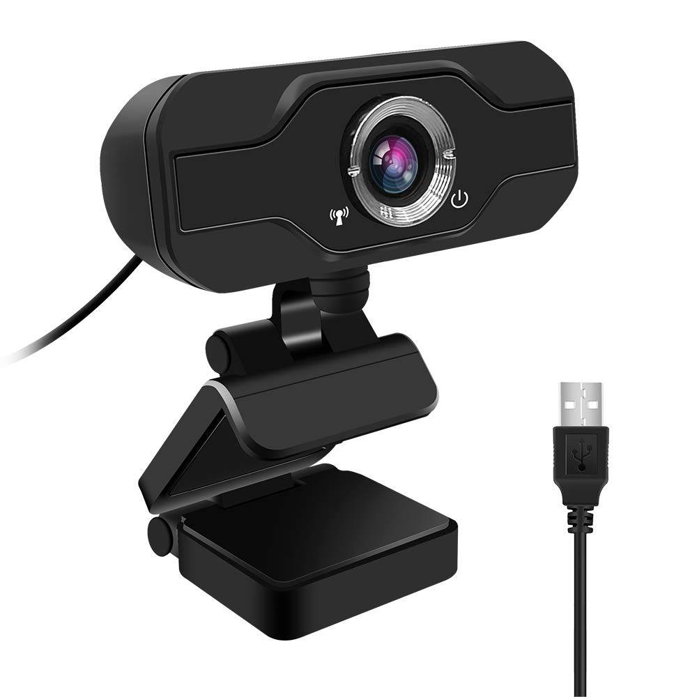 USB Webcam with Microphone, Full HD 1080P Computer Camera Live Stream Camera,Widescreen Video Calling and Recording,Webcam for Laptop and Desktop