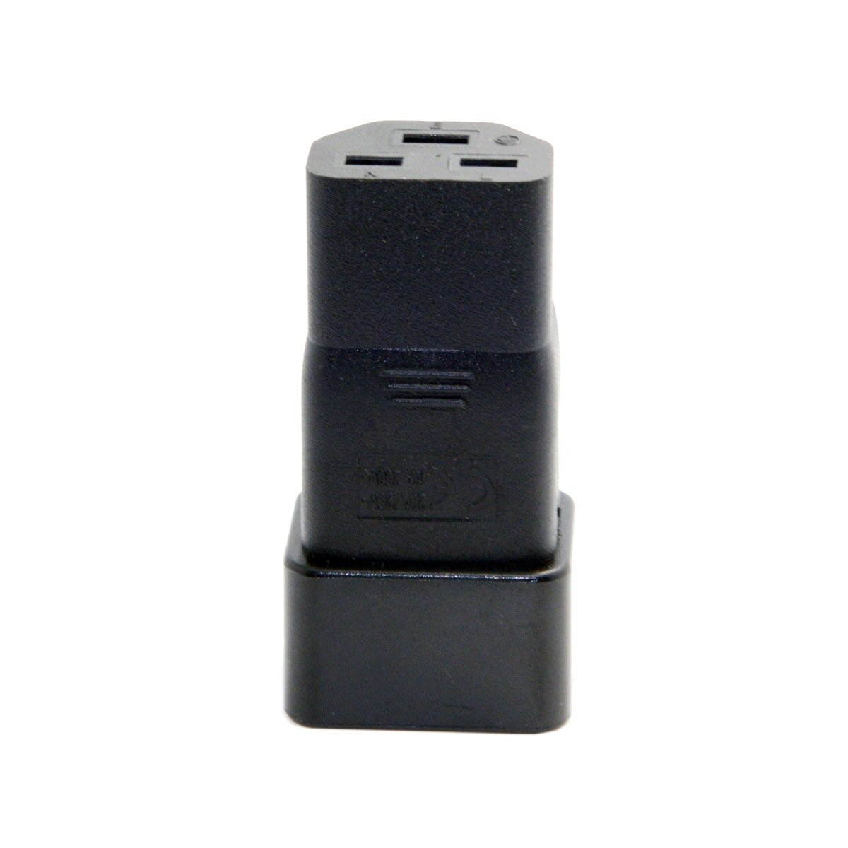 (2 Pack)  C20 to C21 Power Plug Converter, IEC320 C20 to C21 C19 Male to Female PDU UPS Extension Adapter Rated 10A 250V